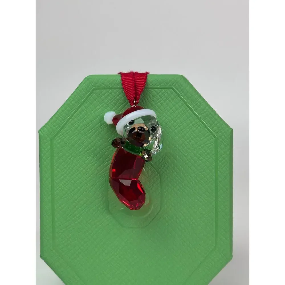 Swarovski Christmas Holiday Cheers Beagle Ornament Christmas